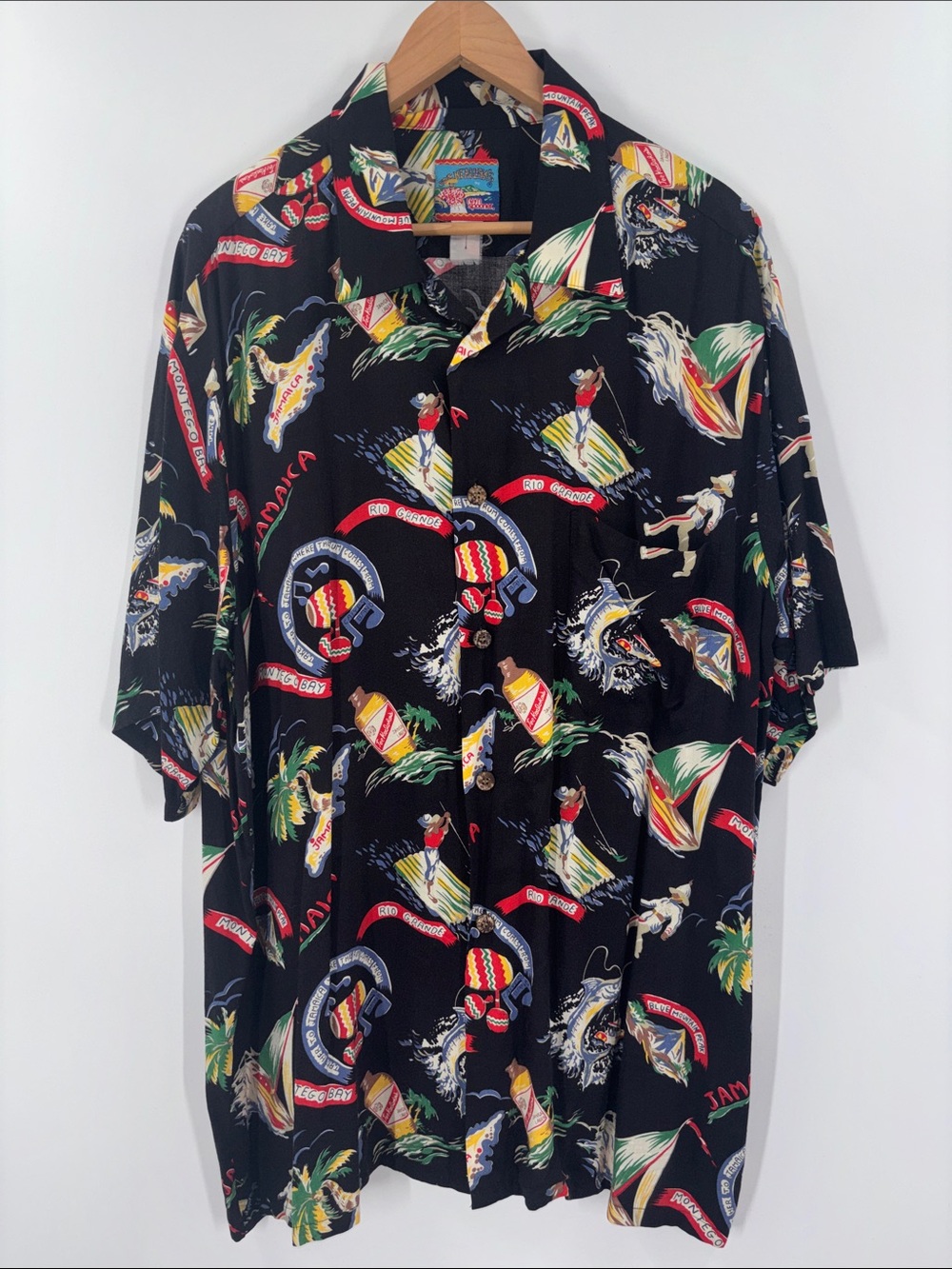 Vintage Reyn Spooner Hawaiian Style Jamaica Shirt Men’s XL